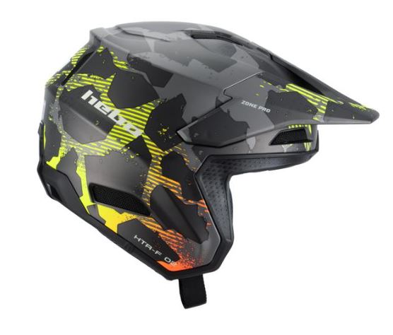 Bild von Hebo Trial Helm Fibergals mit EC22-06 Prüfung